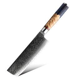 Hand-Forged Damascus 9-Piece Knife Set - Image 3