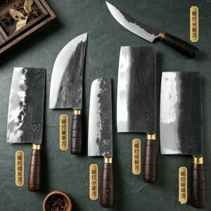 Hand-Forged 6-Piece Kitchen Knife Set